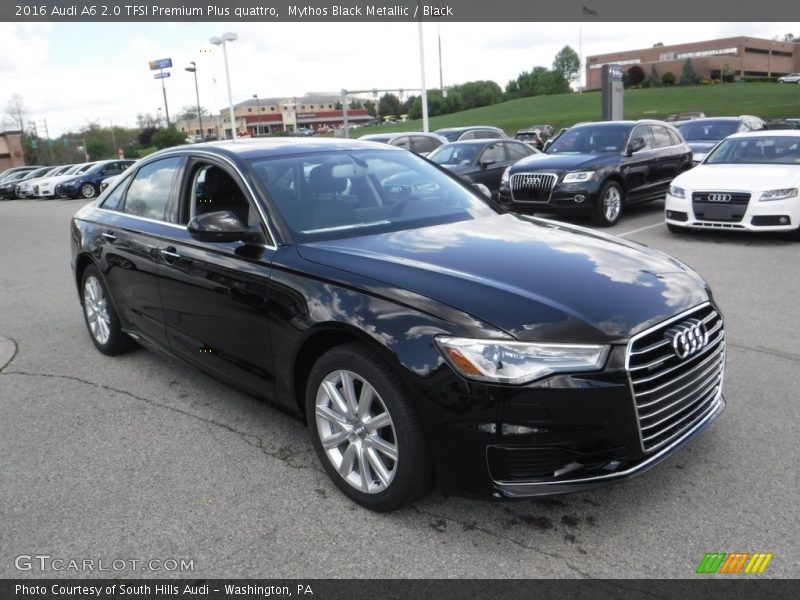 Mythos Black Metallic / Black 2016 Audi A6 2.0 TFSI Premium Plus quattro