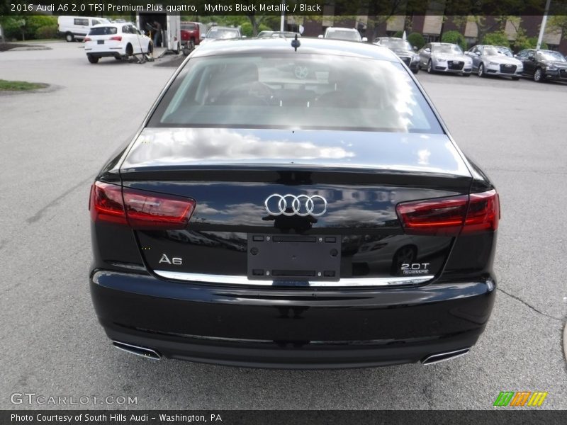 Mythos Black Metallic / Black 2016 Audi A6 2.0 TFSI Premium Plus quattro