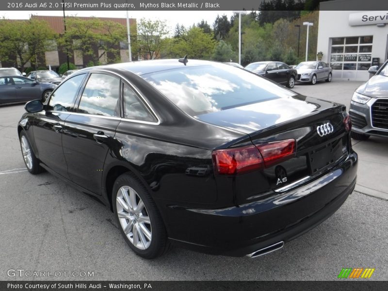 Mythos Black Metallic / Black 2016 Audi A6 2.0 TFSI Premium Plus quattro