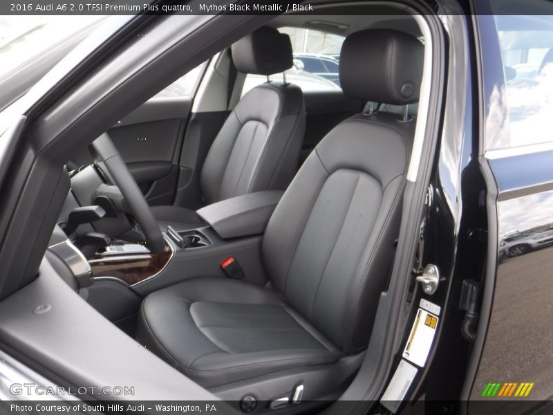 Mythos Black Metallic / Black 2016 Audi A6 2.0 TFSI Premium Plus quattro
