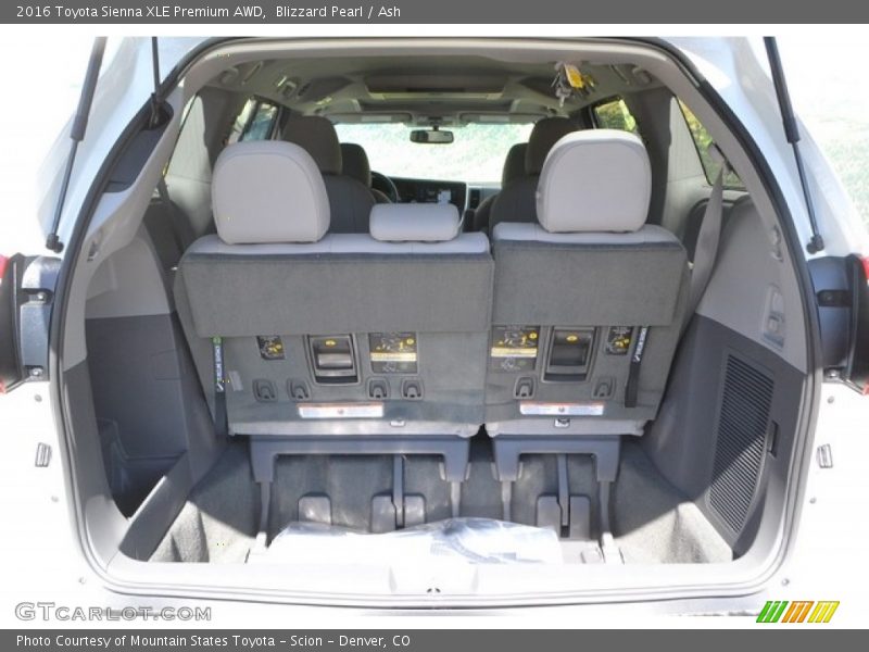 Blizzard Pearl / Ash 2016 Toyota Sienna XLE Premium AWD
