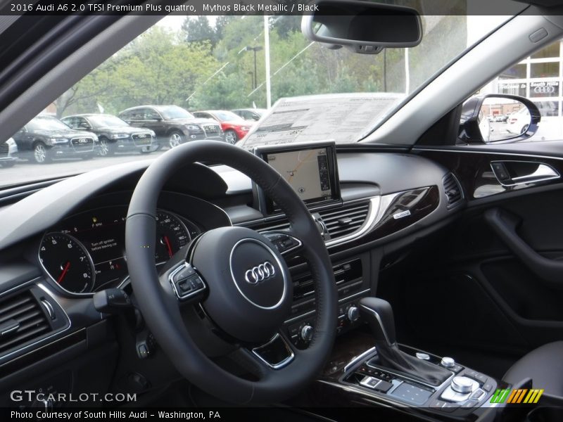 Mythos Black Metallic / Black 2016 Audi A6 2.0 TFSI Premium Plus quattro