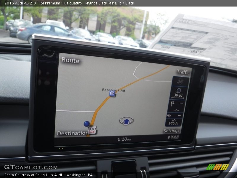 Mythos Black Metallic / Black 2016 Audi A6 2.0 TFSI Premium Plus quattro