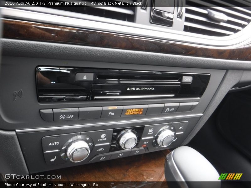 Mythos Black Metallic / Black 2016 Audi A6 2.0 TFSI Premium Plus quattro