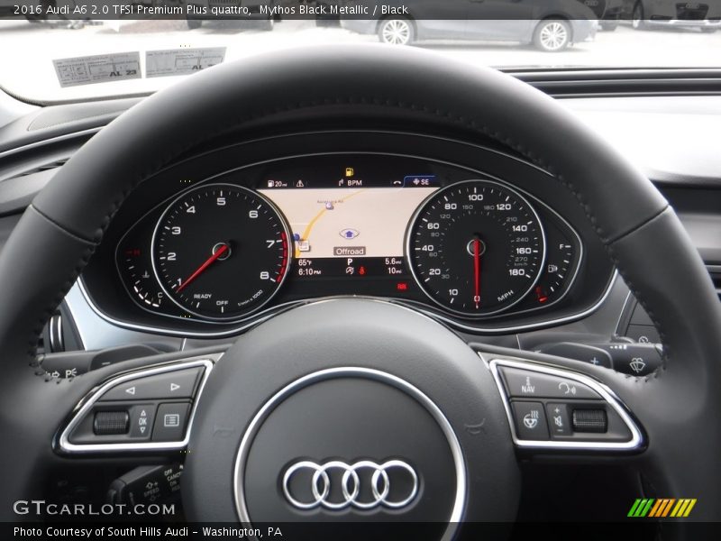 Mythos Black Metallic / Black 2016 Audi A6 2.0 TFSI Premium Plus quattro
