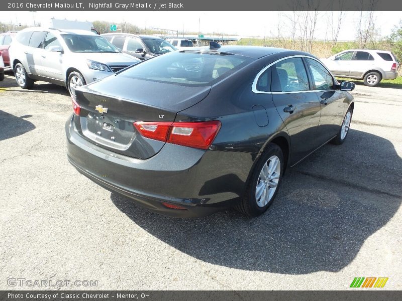 Nightfall Gray Metallic / Jet Black 2016 Chevrolet Malibu LT