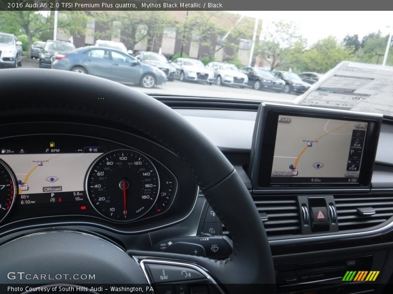 Mythos Black Metallic / Black 2016 Audi A6 2.0 TFSI Premium Plus quattro