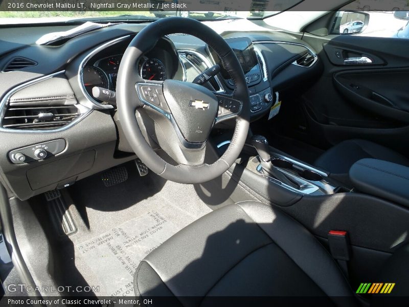 Nightfall Gray Metallic / Jet Black 2016 Chevrolet Malibu LT
