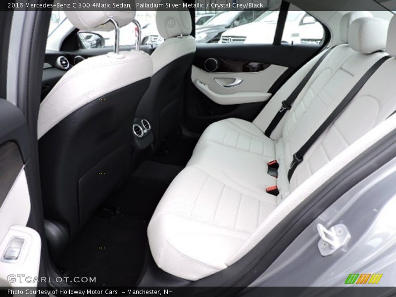 Palladium Silver Metallic / Crystal Grey/Black 2016 Mercedes-Benz C 300 4Matic Sedan