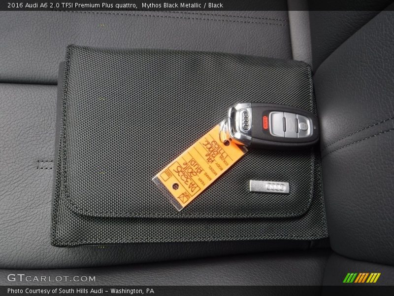 Mythos Black Metallic / Black 2016 Audi A6 2.0 TFSI Premium Plus quattro