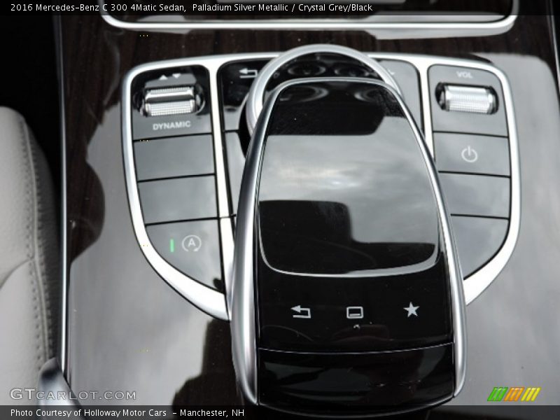 Palladium Silver Metallic / Crystal Grey/Black 2016 Mercedes-Benz C 300 4Matic Sedan