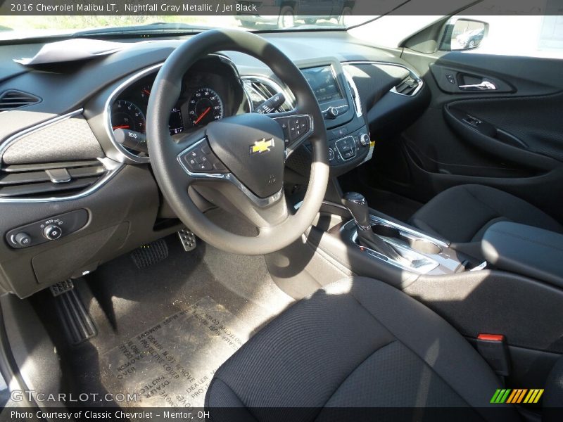 Nightfall Gray Metallic / Jet Black 2016 Chevrolet Malibu LT