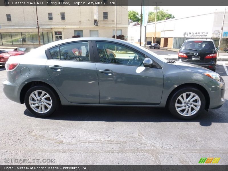 Dolphin Gray Mica / Black 2013 Mazda MAZDA3 i Touring 4 Door