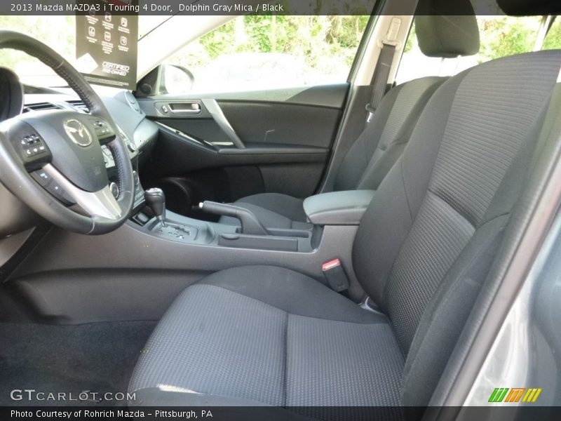 Dolphin Gray Mica / Black 2013 Mazda MAZDA3 i Touring 4 Door