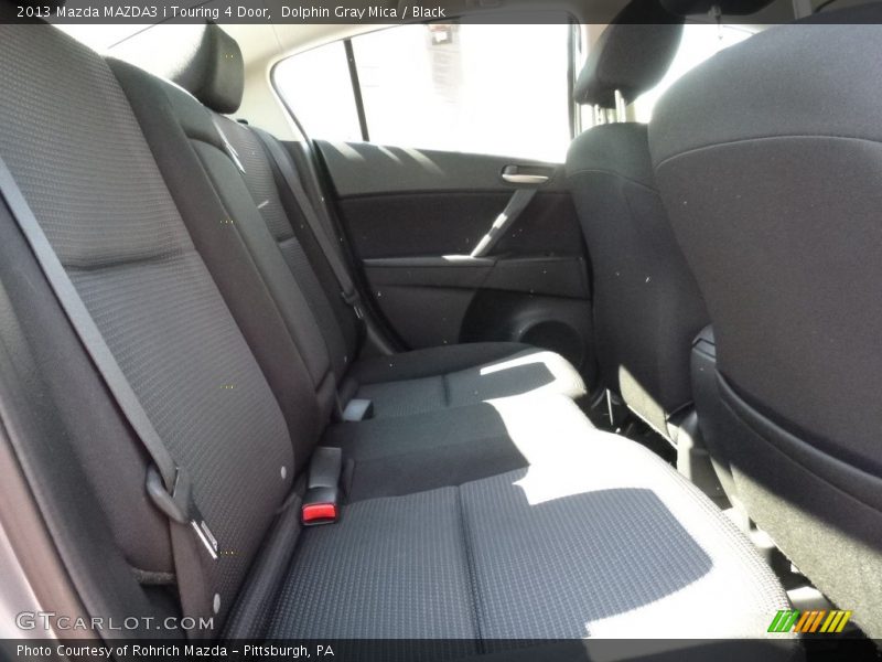 Dolphin Gray Mica / Black 2013 Mazda MAZDA3 i Touring 4 Door