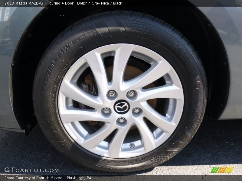 Dolphin Gray Mica / Black 2013 Mazda MAZDA3 i Touring 4 Door