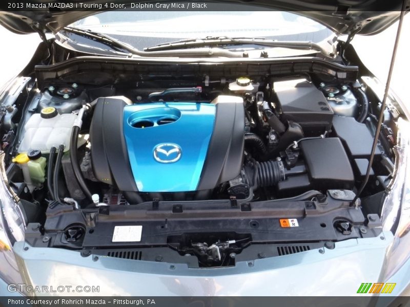 Dolphin Gray Mica / Black 2013 Mazda MAZDA3 i Touring 4 Door