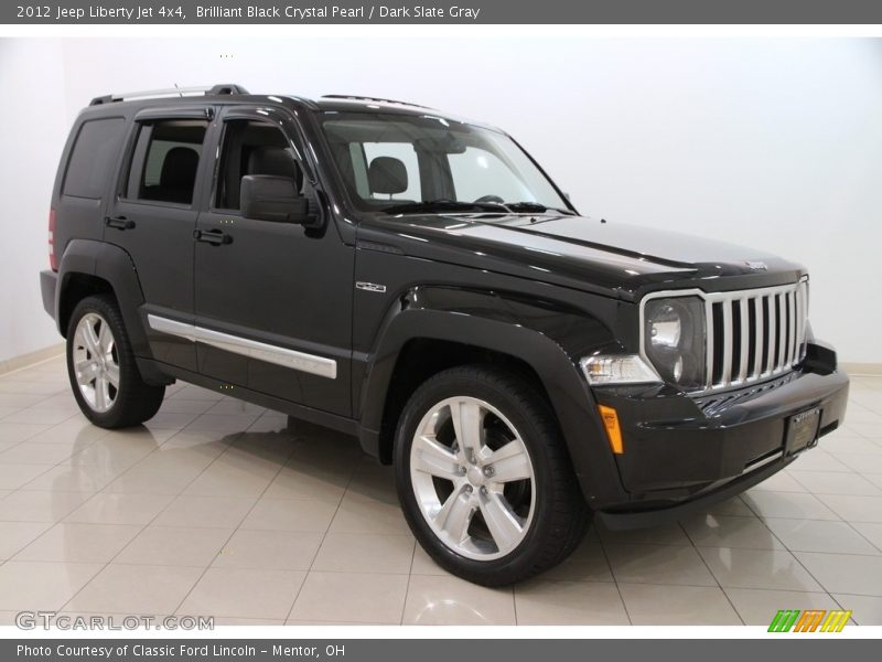 Brilliant Black Crystal Pearl / Dark Slate Gray 2012 Jeep Liberty Jet 4x4