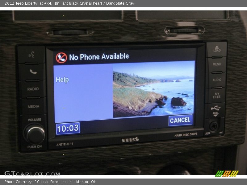 Brilliant Black Crystal Pearl / Dark Slate Gray 2012 Jeep Liberty Jet 4x4