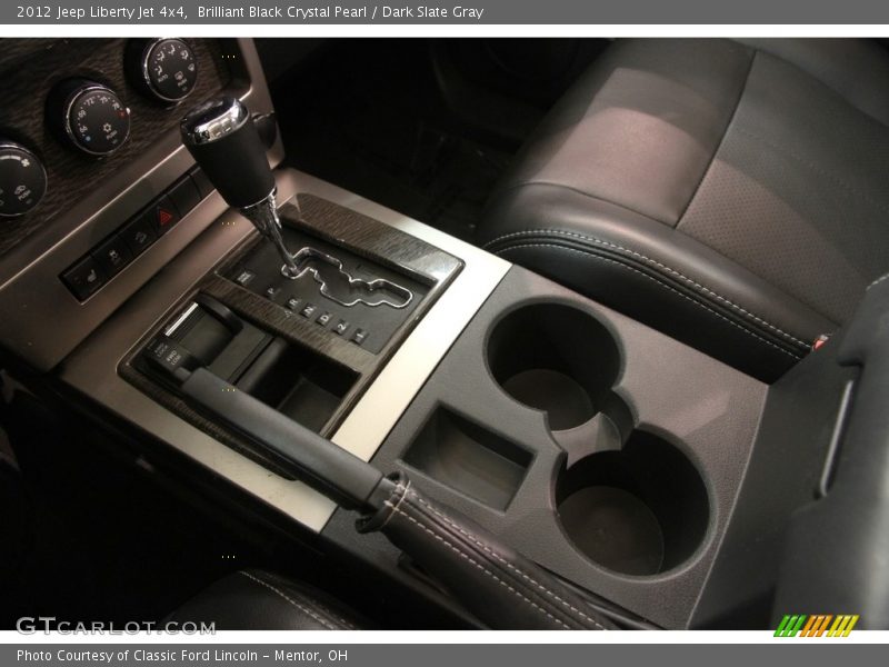 Brilliant Black Crystal Pearl / Dark Slate Gray 2012 Jeep Liberty Jet 4x4