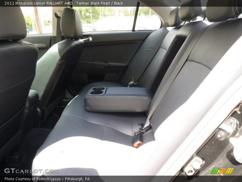 Tarmac Black Pearl / Black 2011 Mitsubishi Lancer RALLIART AWD