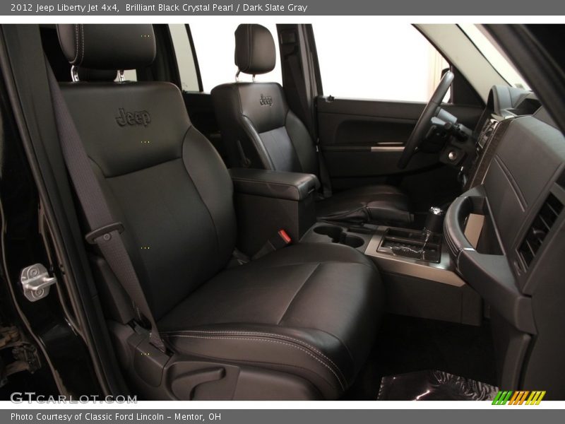 Brilliant Black Crystal Pearl / Dark Slate Gray 2012 Jeep Liberty Jet 4x4
