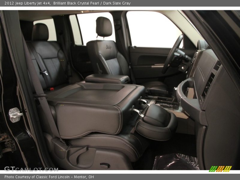Brilliant Black Crystal Pearl / Dark Slate Gray 2012 Jeep Liberty Jet 4x4
