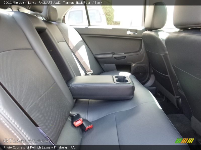 Tarmac Black Pearl / Black 2011 Mitsubishi Lancer RALLIART AWD