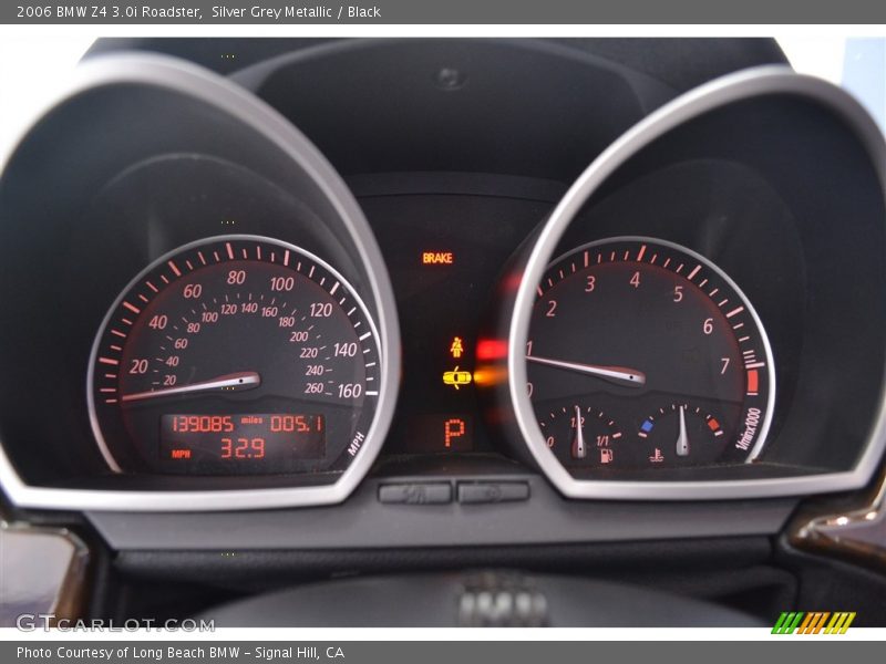 Silver Grey Metallic / Black 2006 BMW Z4 3.0i Roadster