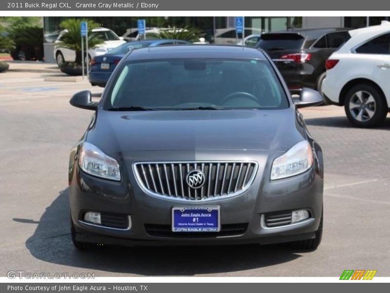 Granite Gray Metallic / Ebony 2011 Buick Regal CXL