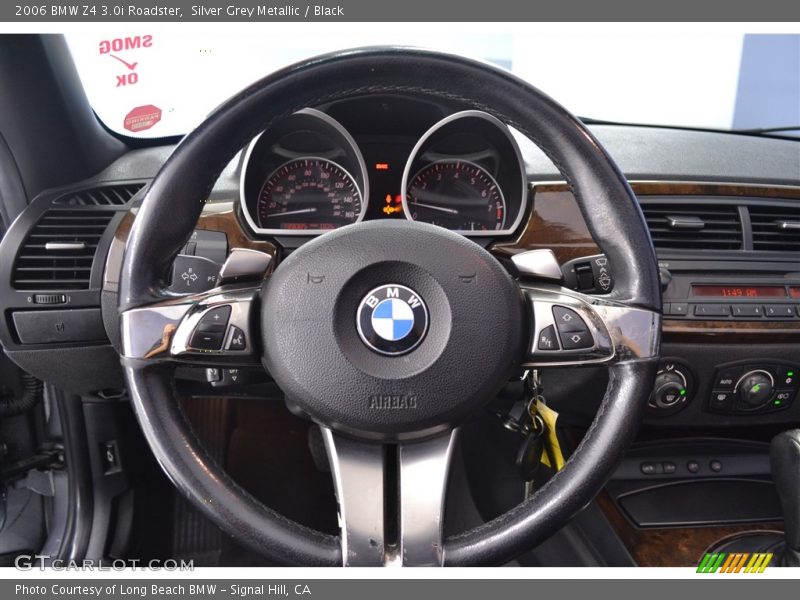 Silver Grey Metallic / Black 2006 BMW Z4 3.0i Roadster