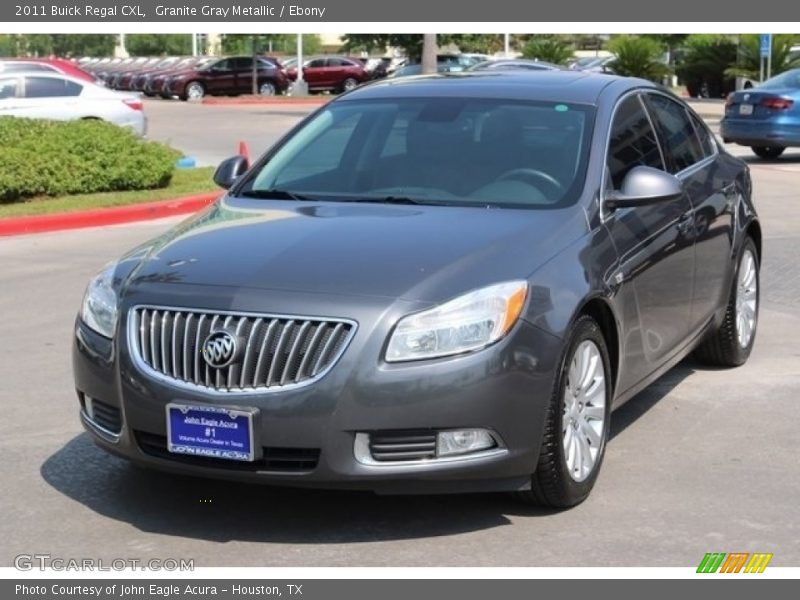 Granite Gray Metallic / Ebony 2011 Buick Regal CXL