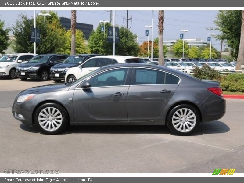 Granite Gray Metallic / Ebony 2011 Buick Regal CXL