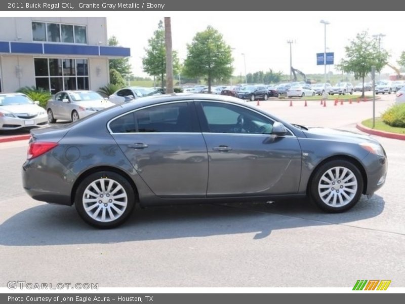 Granite Gray Metallic / Ebony 2011 Buick Regal CXL