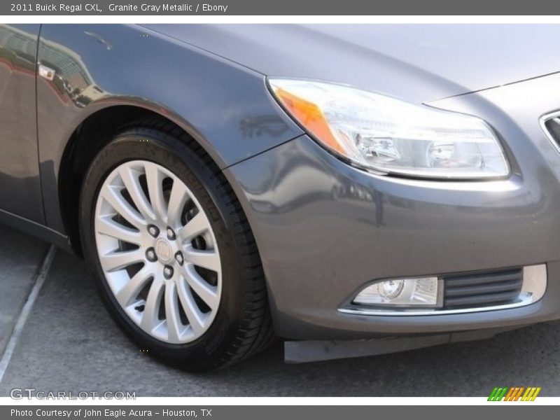 Granite Gray Metallic / Ebony 2011 Buick Regal CXL