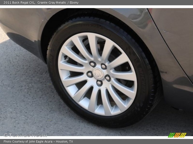 Granite Gray Metallic / Ebony 2011 Buick Regal CXL