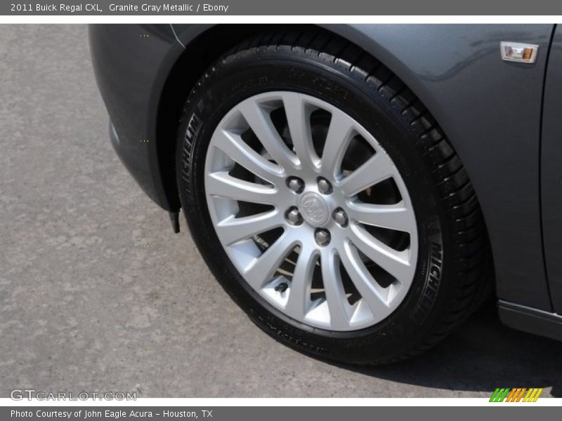 Granite Gray Metallic / Ebony 2011 Buick Regal CXL