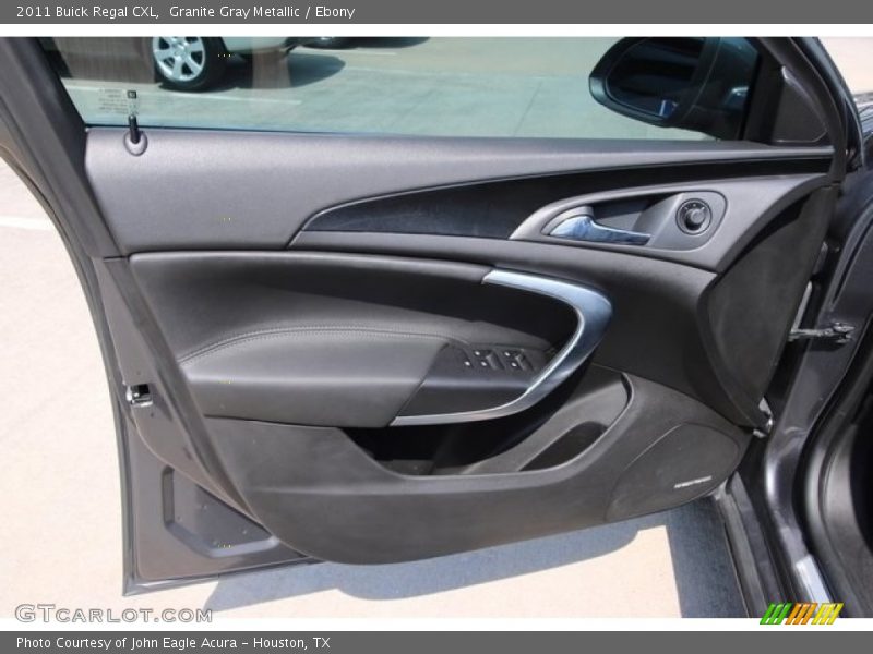 Granite Gray Metallic / Ebony 2011 Buick Regal CXL
