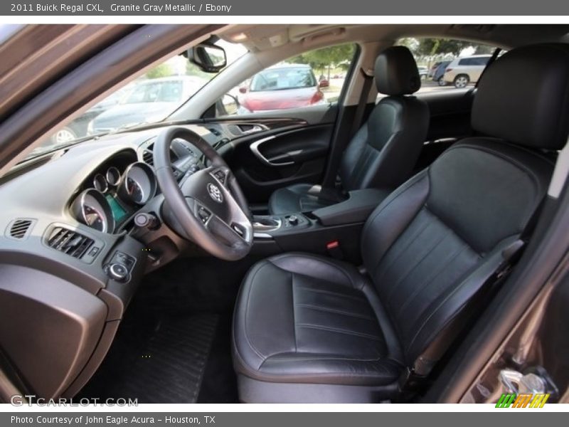 Granite Gray Metallic / Ebony 2011 Buick Regal CXL