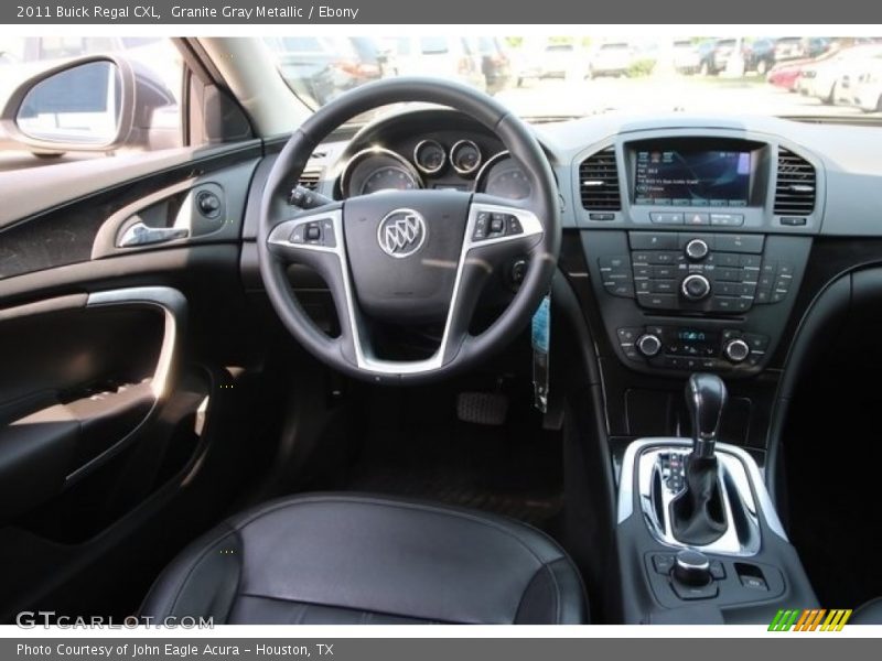 Granite Gray Metallic / Ebony 2011 Buick Regal CXL