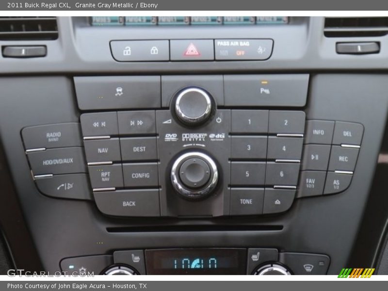 Granite Gray Metallic / Ebony 2011 Buick Regal CXL