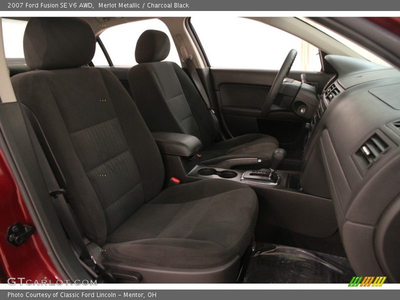 Merlot Metallic / Charcoal Black 2007 Ford Fusion SE V6 AWD