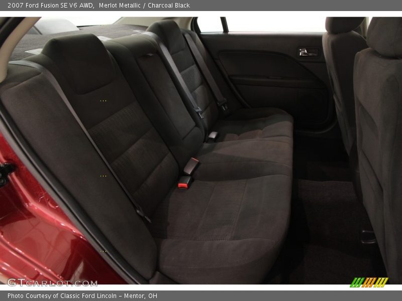 Merlot Metallic / Charcoal Black 2007 Ford Fusion SE V6 AWD