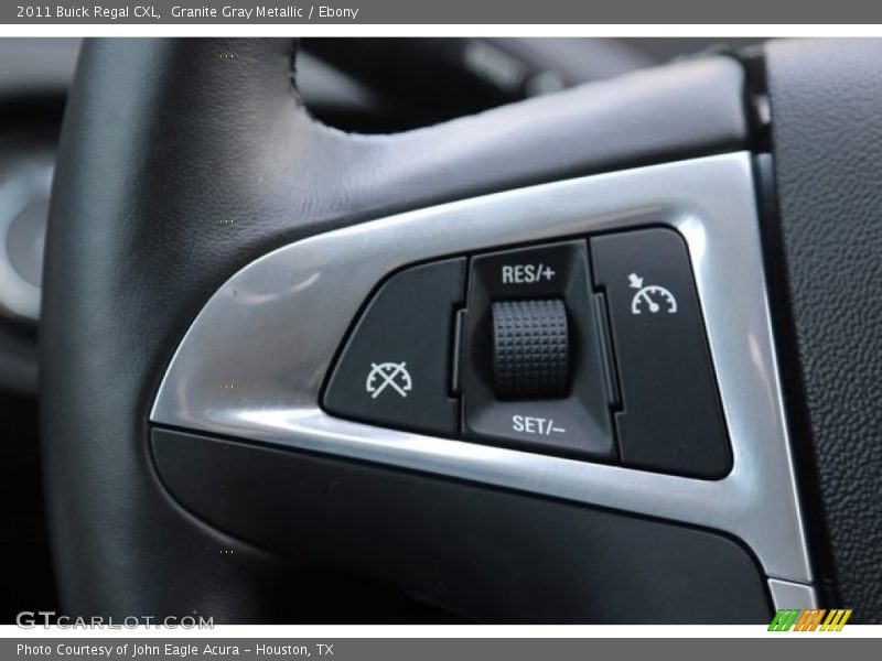 Granite Gray Metallic / Ebony 2011 Buick Regal CXL