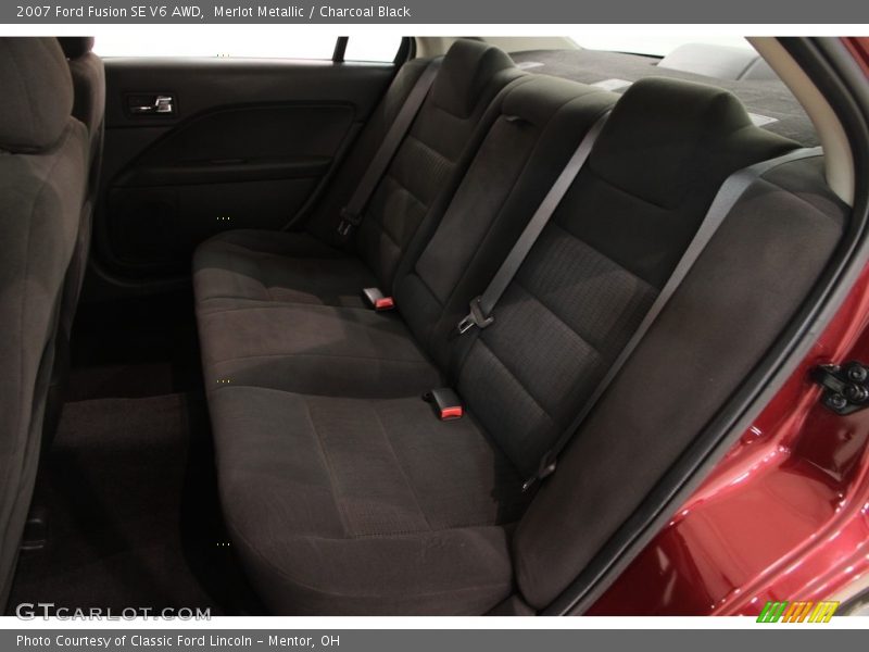 Merlot Metallic / Charcoal Black 2007 Ford Fusion SE V6 AWD