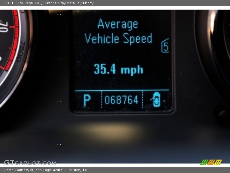 Granite Gray Metallic / Ebony 2011 Buick Regal CXL