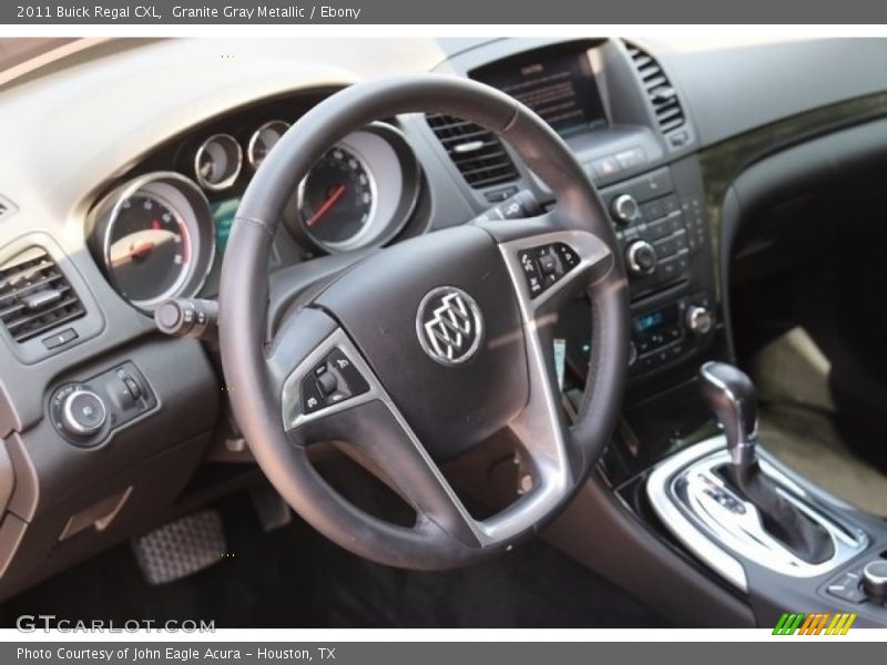 Granite Gray Metallic / Ebony 2011 Buick Regal CXL