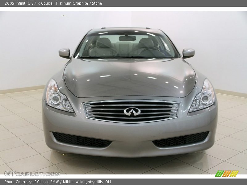Platinum Graphite / Stone 2009 Infiniti G 37 x Coupe