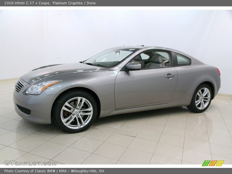 Platinum Graphite / Stone 2009 Infiniti G 37 x Coupe