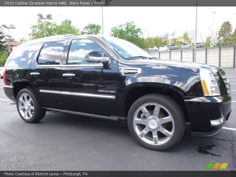 Black Raven / Ebony 2010 Cadillac Escalade Hybrid AWD